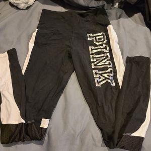 Wimens pink(Victoria secret) yoga leggings